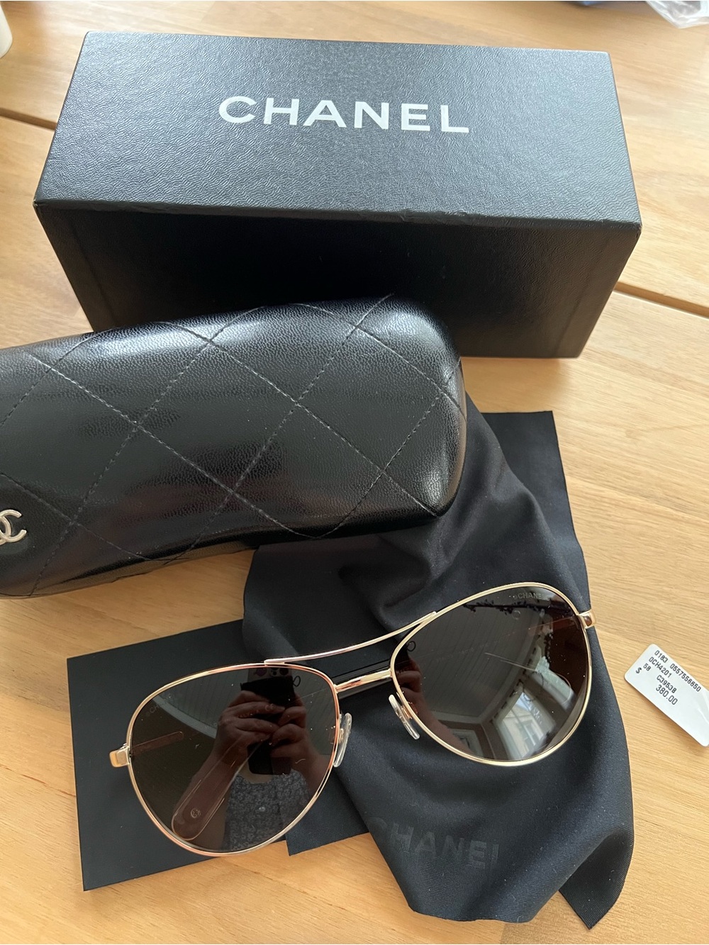 Chanel 4201 Aviator Sunglasses